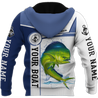 Custom name Mahi-mahi fishing Catch and Release 3D Design print shirts