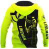 Electrician And Lineman Safety 3D All Over Printed Premium Unisex Hoodie ML