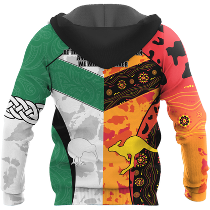 Custom Name Australia Aboriginal And New Zealand Maori 3D All Over Printed Unisex