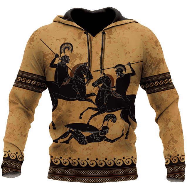 Ancient greece warrior Greek Mythology 3D print shirts