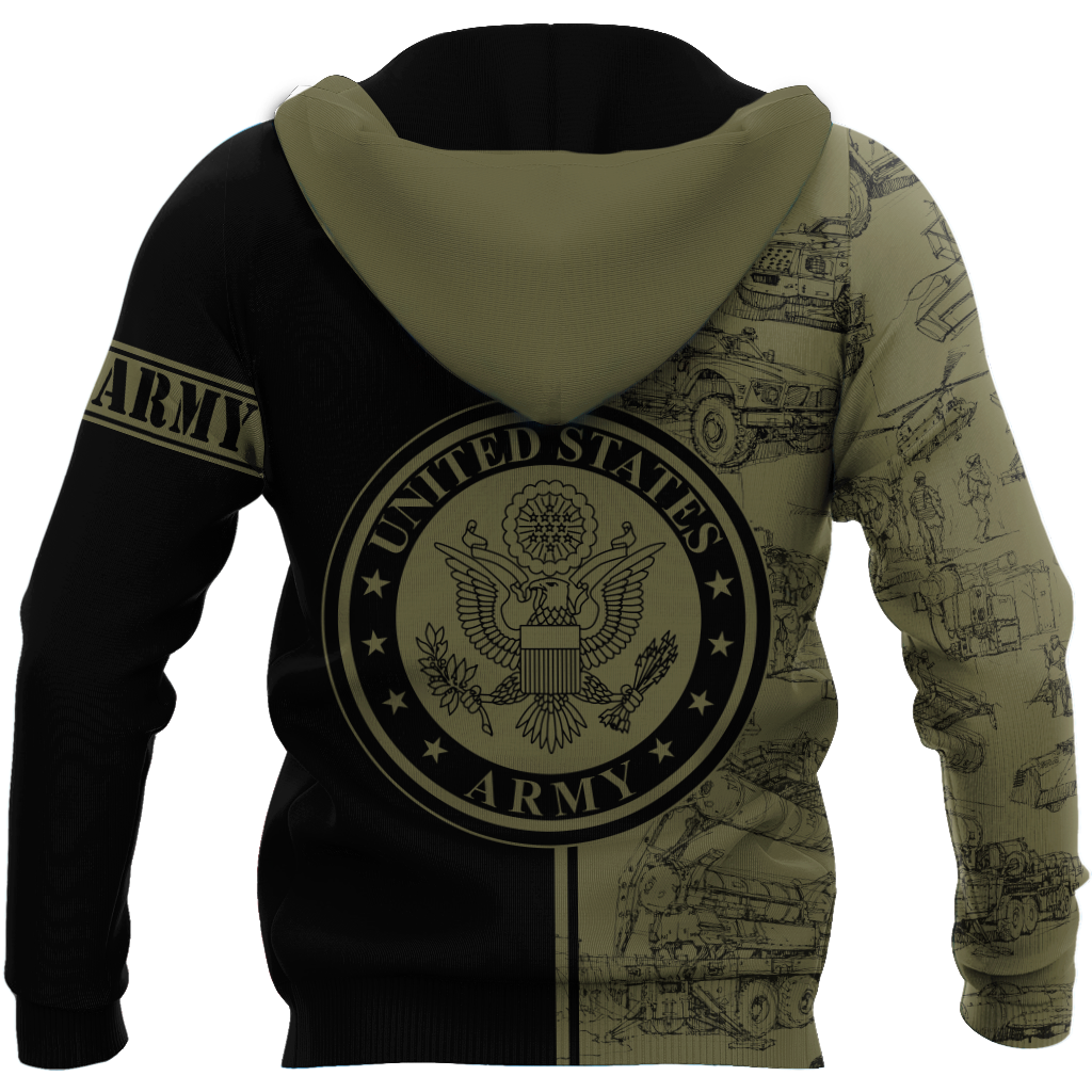 US Army 3D All Over Printed Unisex Shirts