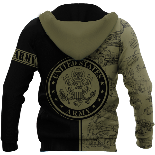 US Army 3D All Over Printed Unisex Shirts