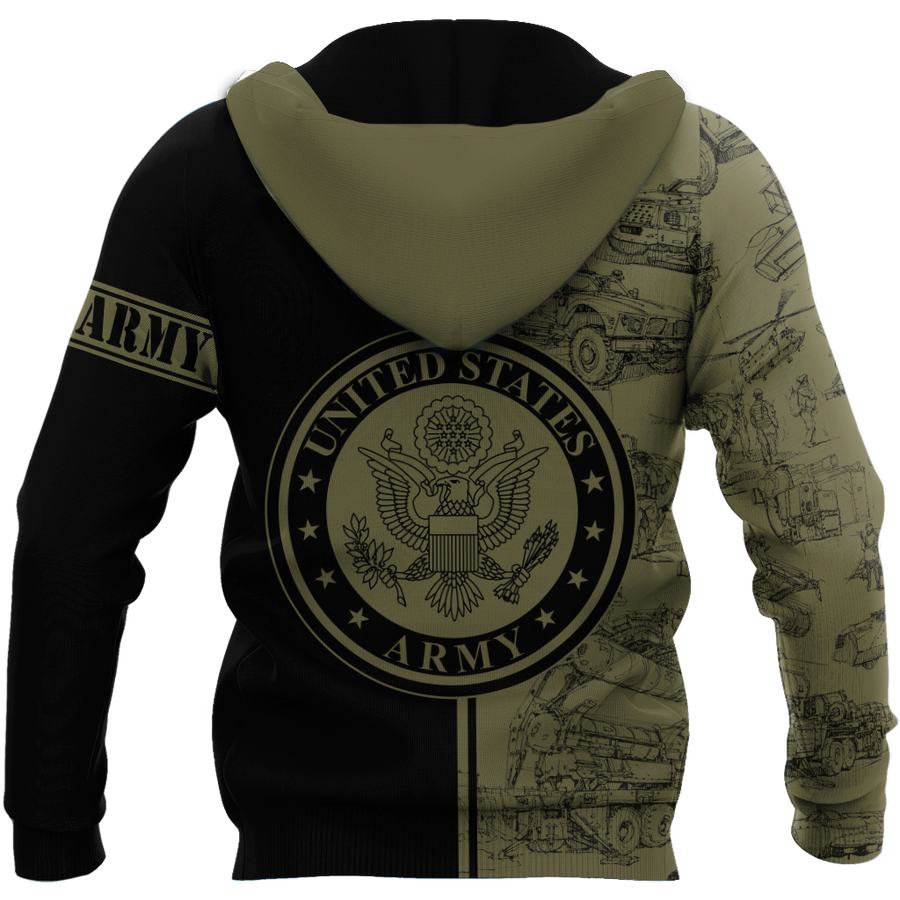 US Army 3D All Over Printed Unisex Shirts