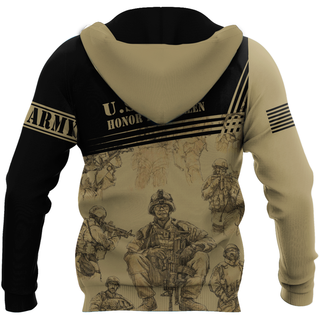 US Army Veteran 3D All Over Printed Unisex Shirts