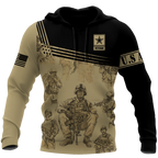 US Army Veteran 3D All Over Printed Unisex Shirts
