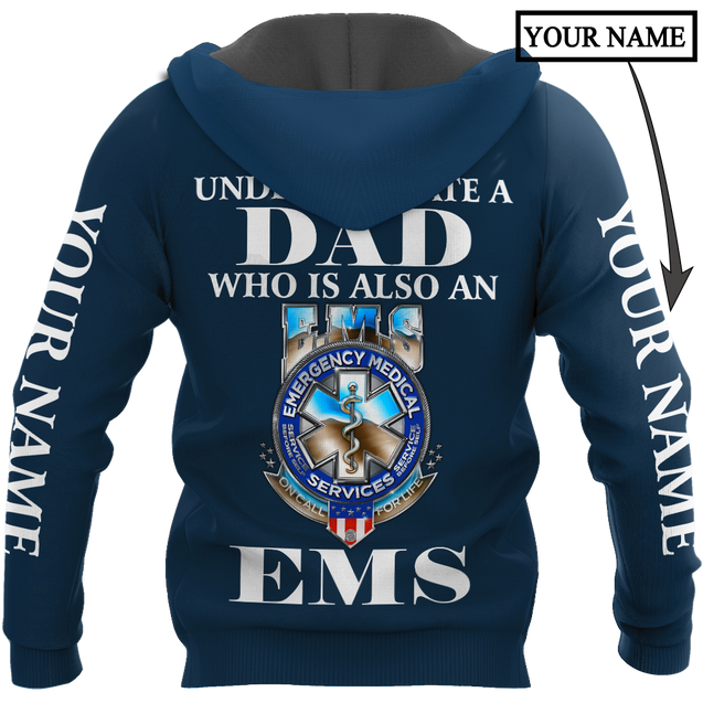 Premium EMS Personalized Name 3D All Over Printed Unisex Shirts