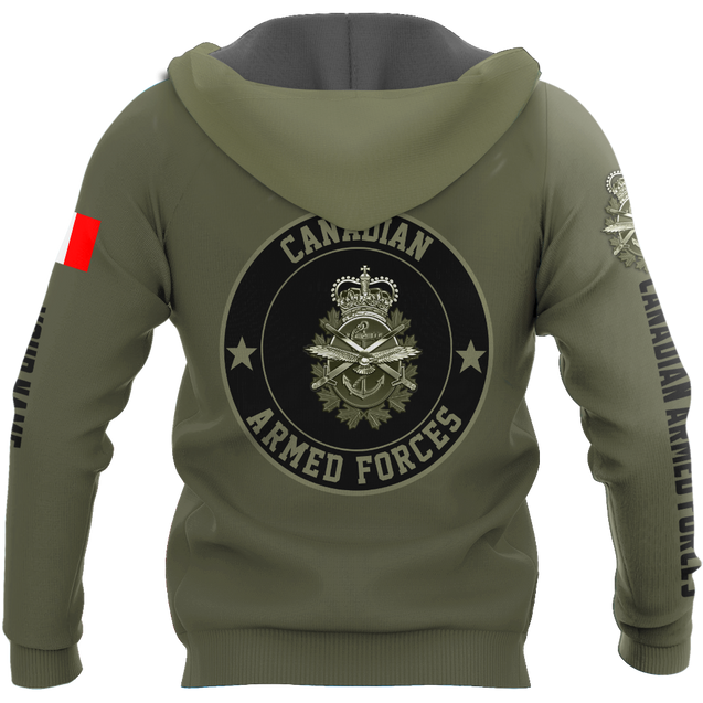 Personalized Name XT Canadian ARmed Forces 3D Printed Shirts DA27032102