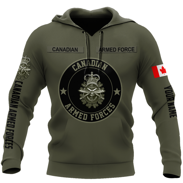 Personalized Name XT Canadian ARmed Forces 3D Printed Shirts DA27032102