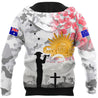 Premium Unisex Hoodie Remember Anzac Day ML