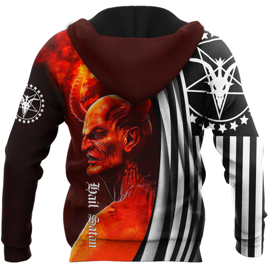 3D All Over Printed Satanic Evil Unisex Shirts