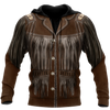 Native Cowboy Jacket No25 Cosplay 3D Over Printed Unisex Deluxe Hoodie ML