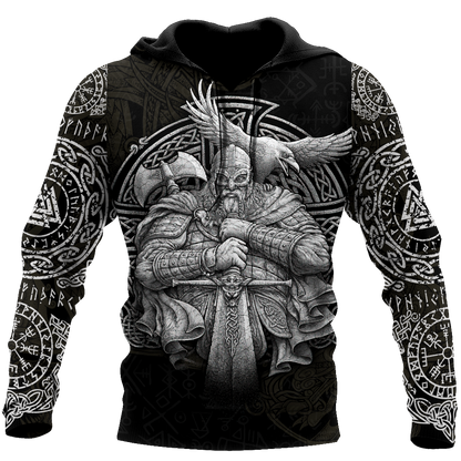 Customized Name Viking 3D All Over Printed Unisex Shirts