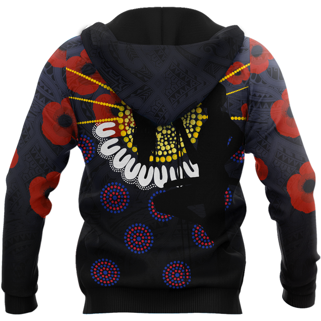 Premium New Zealand Maori And Australia Aboriginal Anzac Day 3D Printed Unisex Shirts TN DD29032101