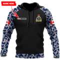 Personalized Name XT Canadian Navy 3D All Over Printed Shirts PD29032101