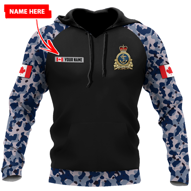 Personalized Name XT Canadian Navy 3D All Over Printed Shirts PD29032101