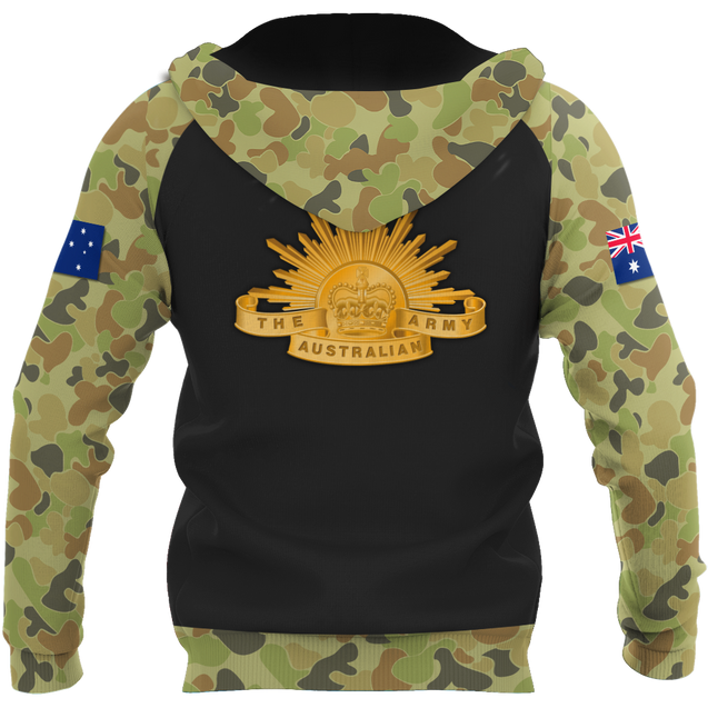 Personalized Australian Army 3D Printed Unisex Shirts TN PD29032102