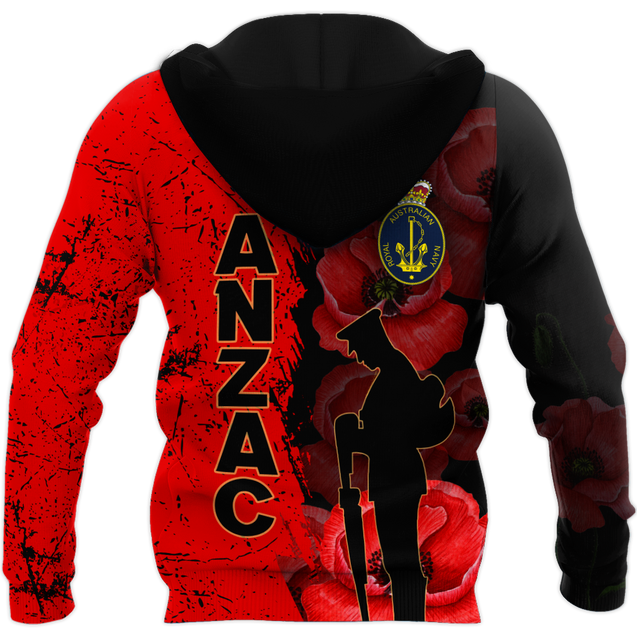 Royal Australian Navy Anzac Day 3D Printed Unisex Shirts TN NTN29032104