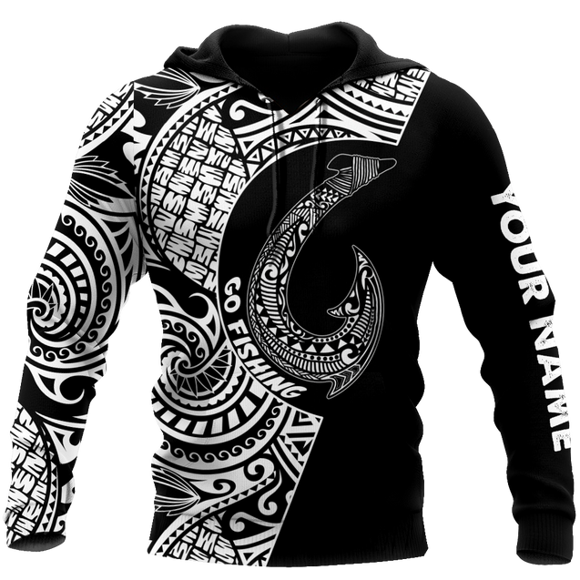 Amazing Polynesian Go Fishing Personalized Unisex Deluxe Hoodie ML