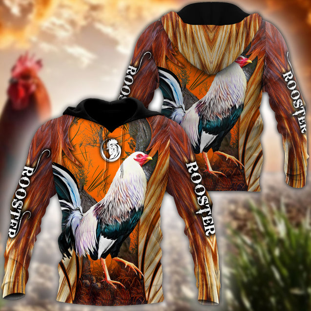 Premium Rooster 3D Printed Unisex Shirts