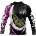 The great fish eats the small Country Girl Camo Hook 3d print shirts