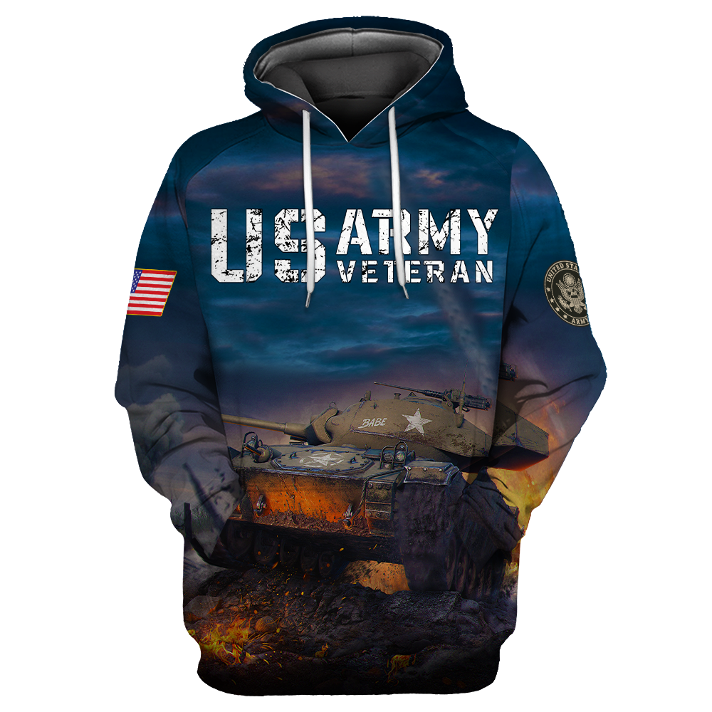 US Army Veteran 3D All Over Printed Shirts PD05012102