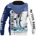 Custom name Shortfin Mako fishing Catch and Release 3D Design print shirts
