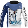 Custom name Shortfin Mako fishing Catch and Release 3D Design print shirts