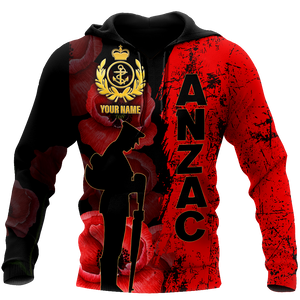 Personalized Anzac Day 2021 Royal New Zealand Navy 3D Printed Unisex Shirts TN NTN31032105
