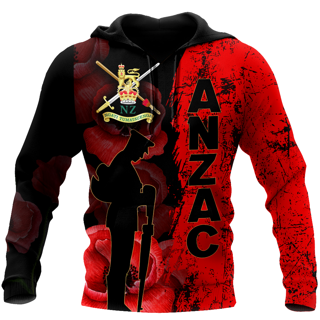 Premium Anzac Day 2021 New Zealand Army 3D Printed Unisex Shirts TN NTN31032107