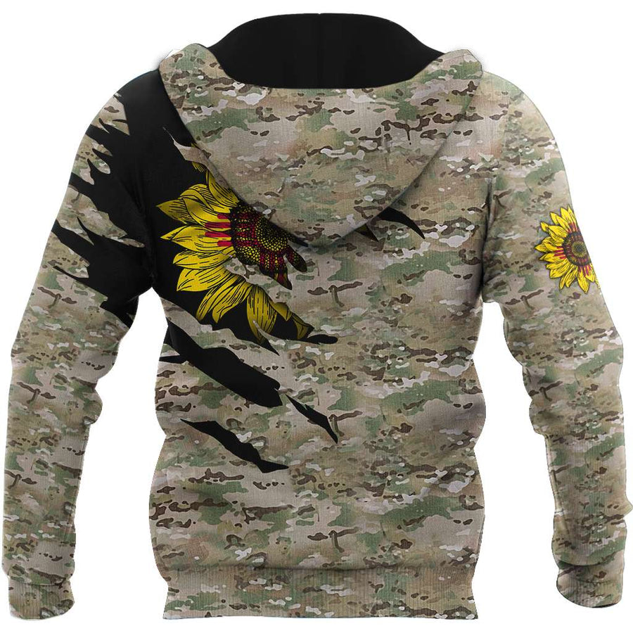 New Mexico Sunflower Camo 3D All Over Printed Unisex Shirts