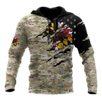 Maryland Sunflower Camo 3D All Over Printed Unisex Shirts
