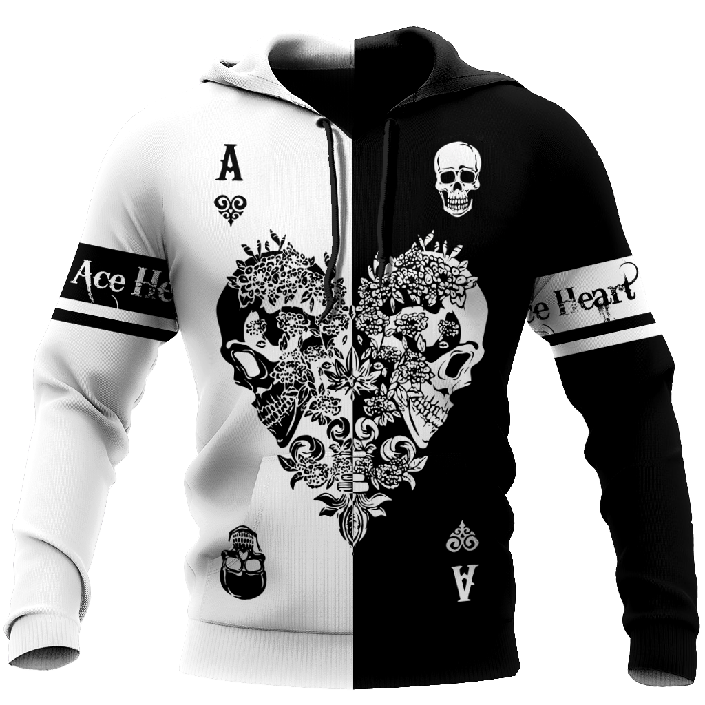 Ace Heart 3D All Over Printed Unisex Shirts
