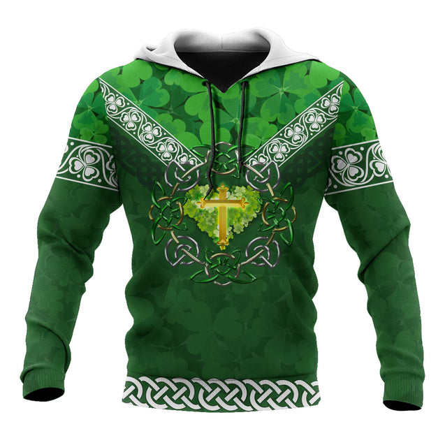 Premium Christian Jesus Easter St Patrick's Day 3D All Over Printed Unisex Shirts