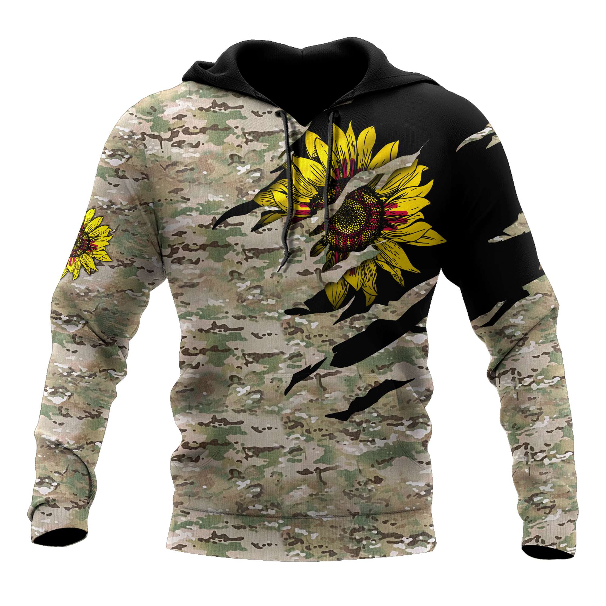New Mexico Sunflower Camo 3D All Over Printed Unisex Shirts