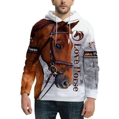 Love Horse 3D All Over Printed Shirts Pi05012102