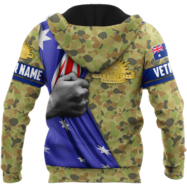 Premium Personalized Australian Army Flag 3D All Over Printed Unisex Shirts TN