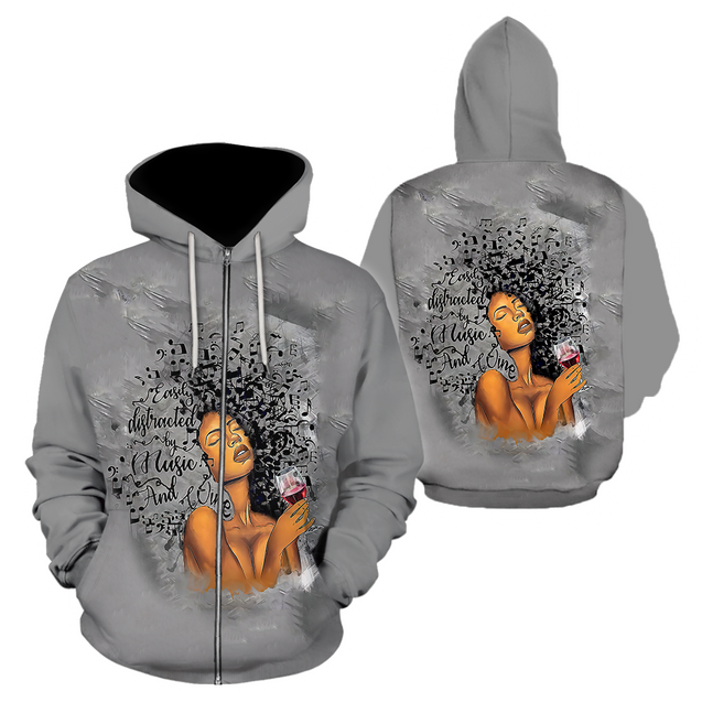 African Girl Lose My Mind And Find My Soul Unisex Deluxe Hoodie ML