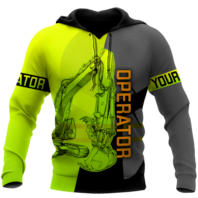 Customize Name Heavy Equipment Operator 3D All Over Printed Unisex Shirts