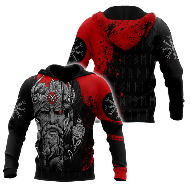 Viking Odin 3D All Over Printed Unisex Shirts