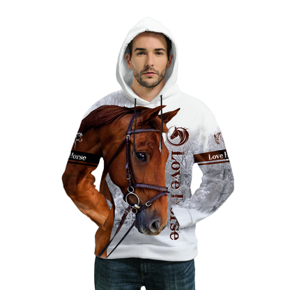 Love Horse 3D All Over Printed Shirts Pi05012102