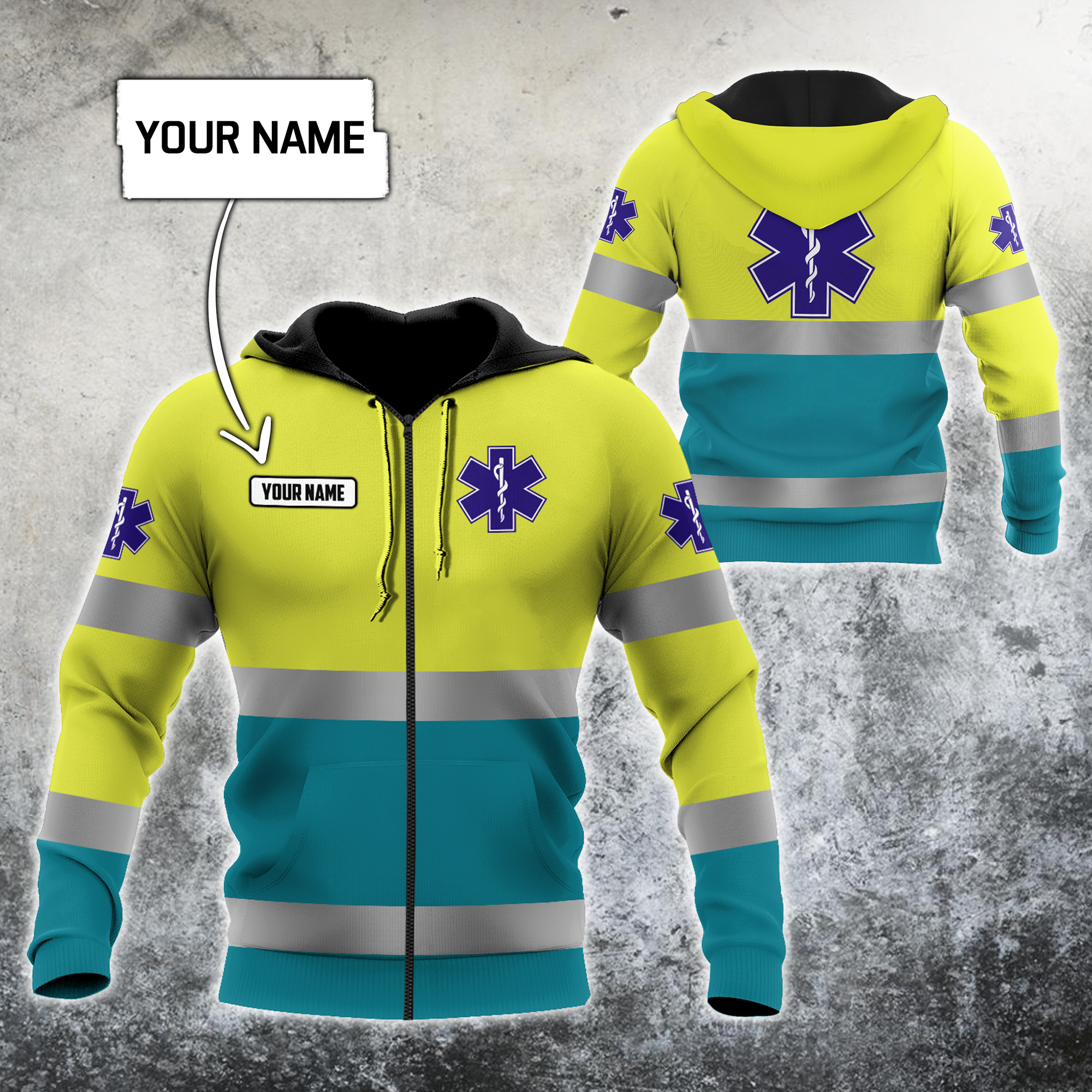 Customize Name EMT Hoodie For Men And Women MH08012006