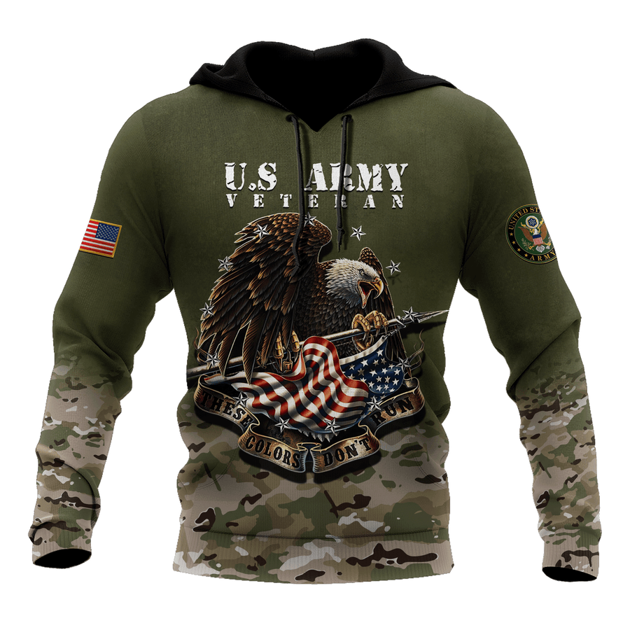 US Veteran 3D All Over Printed Hoodie AM25052102