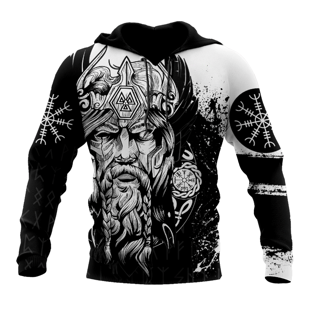 Viking Odin 3D All Over Printed Unisex Shirts