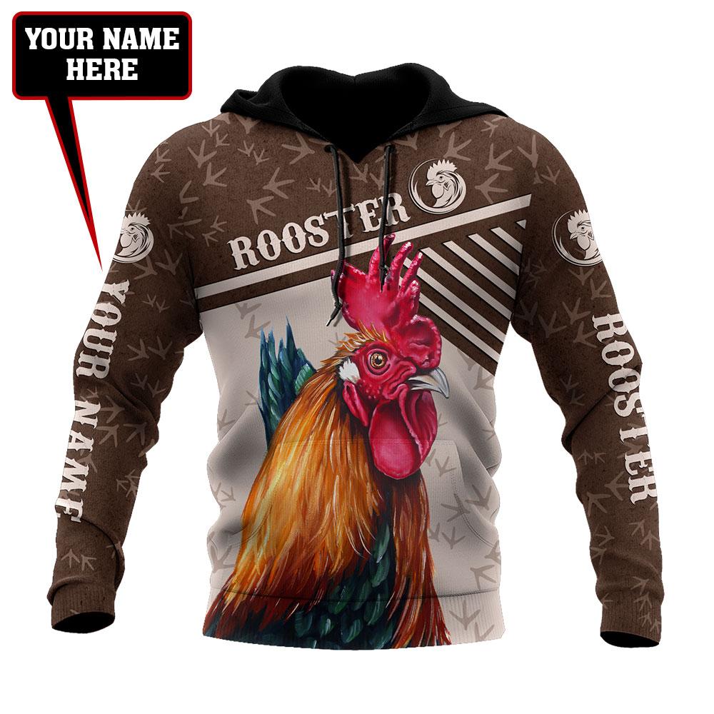 Personalized Rooster 3D Printed Unisex Shirts AM16042104