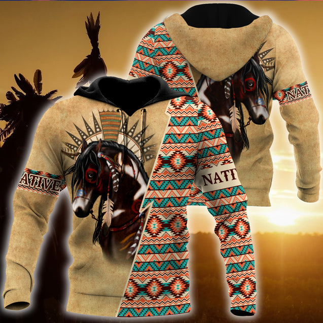 Premium Native American 3D All Over Printed Shirts