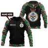 Custom Name XT British Armed Forces 3D Printed Shirts Pi25052104