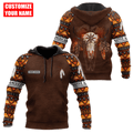 Customized Name Native American 3D All Over Printed Unisex Shirts