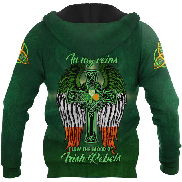 Irish In My Veins 3D All Over Printed Unisex Shirts DQB20022021