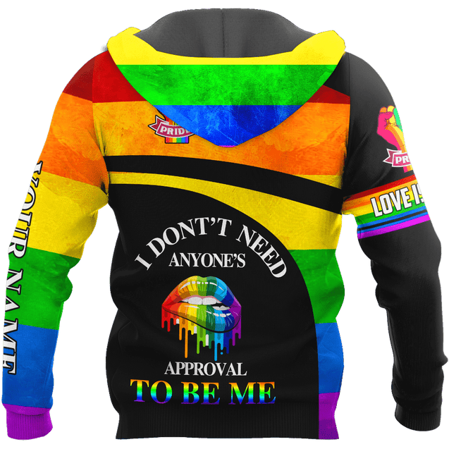 Customize Name LGBT Pride Hoodie For Men And Women DA13052104