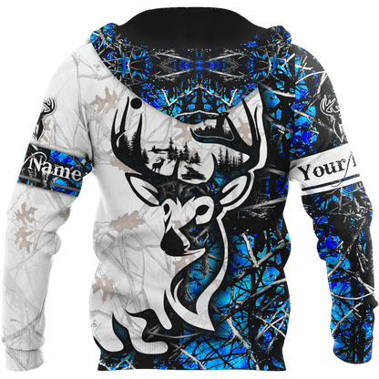 Deer Custom Name 3D Hoodie Shirt For Men And Women LAM